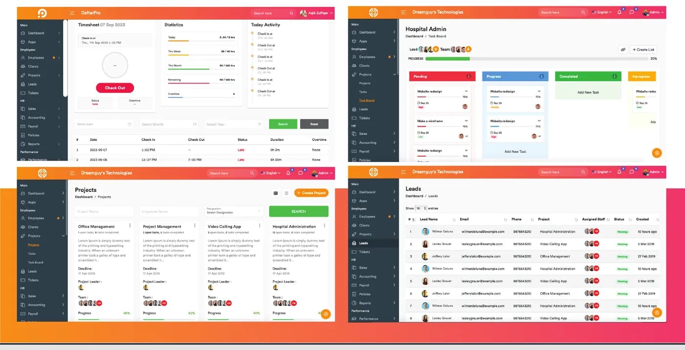 DaftarPro screenshots