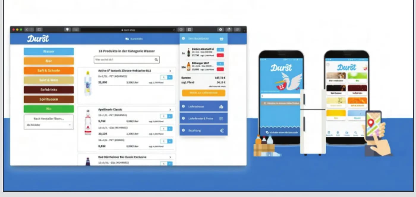Durst Durst Webshop screenshots